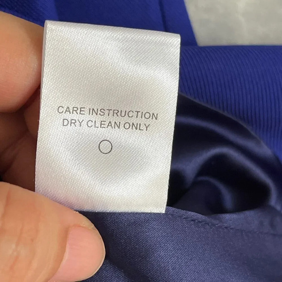 NEW! Lovers Friends Teddy Mini Dress Size S Blue Spaghetti Straps Ruffle Party - Picture 14 of 14